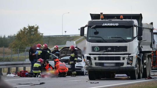 Wypadek na obwodnicy Lublina