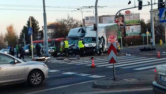 Wypadek na al. Kraśnickiej w Lublinie