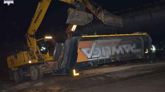 Wypadek na budowie S17