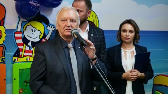 Otwarcie placu zabaw dla dzieci w Uniwersyteckim Szpitalu Dziecięcym