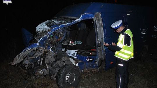 Wypadek na przejeździe kolejowym w Łukowie