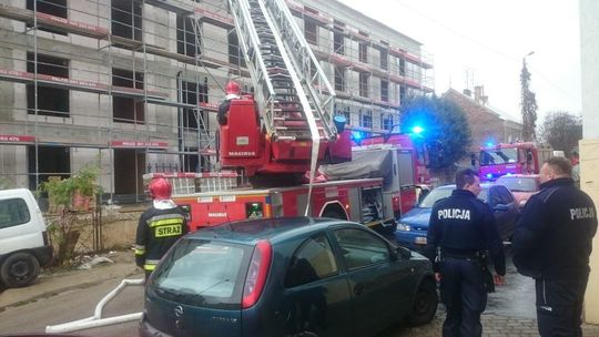 Pożar na ul. Probostwo w Lublinie Pożar na ul. Probostwo w Lublinie