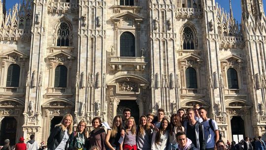 Młodzież z bialskiego ekonomika we Włoszech Młodzież z bialskiego ekonomika we Włoszech