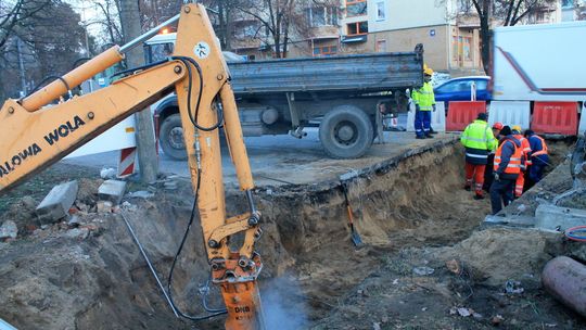 Utrudnienia na al. Partyzantów w Puławach