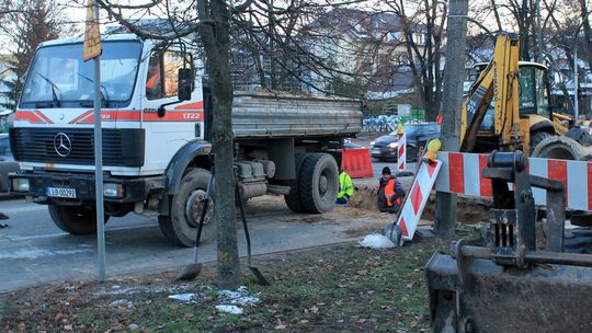 Awaria sieci ciepłowniczej w Puławach