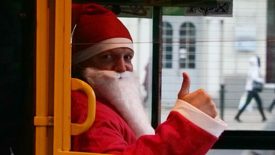 Mikołaje za kierownicą autobusów MPK Lublin