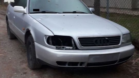 Policjanci odzyskali skradzione audi A6 Policjanci odzyskali skradzione audi A6