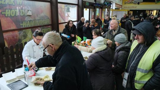 Spotkanie świąteczne na dworcu autobusowym w Lublinie