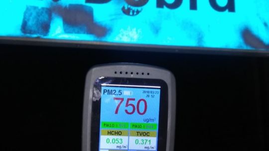 Przykładowe pomiary stężeń pyłów zawieszonych PM 1, PM 2,5 i PM 10 w Zamościu