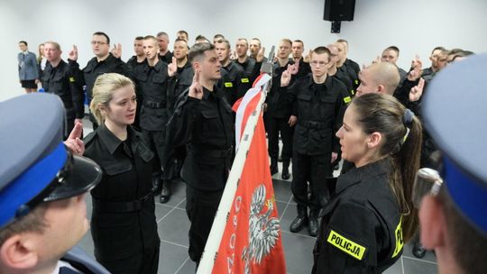 Ślubowanie policjantów w KMP Lublin
