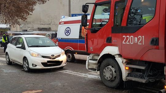 Wypadek na ul. Zesłańców Sybiru w Lublinie