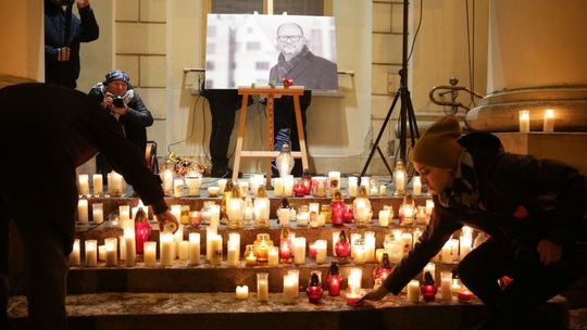 Manifestacja po śmierci Prezydenta Gdańska Pawła Adamowicza 