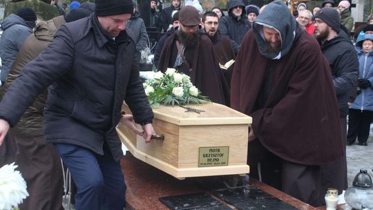 Pogrzeb zakonnika Piotra Hejno