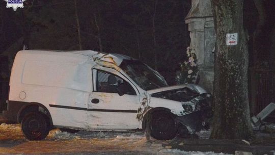 Wypadek w miejscowości Mokre