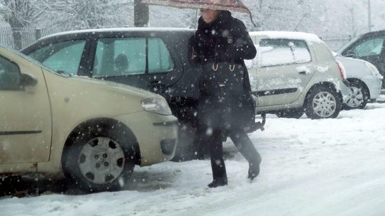 Śnieżyca nad Lublinem