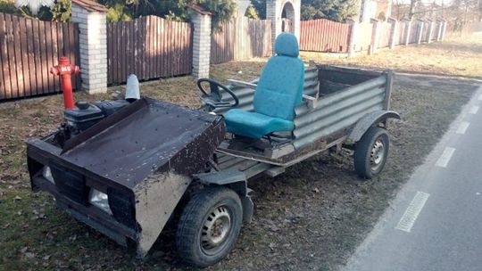 Policjanci zatrzymali nietypowy pojazd