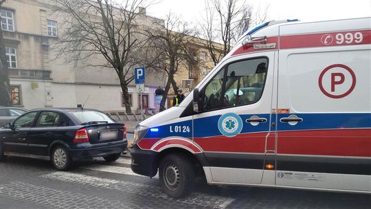 Potrącenie pieszej w okolicach skrzyżowania ul. Peowiaków i Zesłańców Sybiru