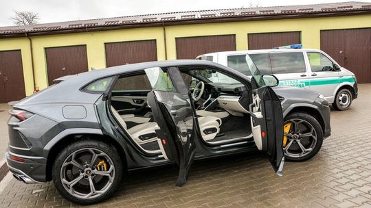 Lamborghini Urus zatrzymane na granicy