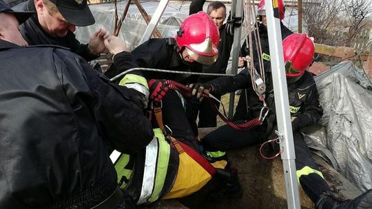 Wypadek w Annopolu. Chłopiec wpadł do studni