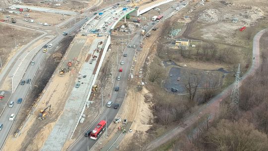 Przebudowa ul. Krochmalnej w Lublinie [dron]