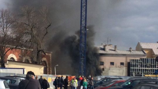 Pożar w Zamościu