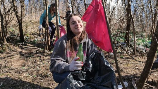 Ochotnicy posprzątali okolice ulicy Poznańskiej 