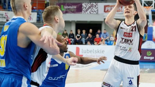 Koszykarze Startu Lublin przegrali z drużyną Arki Gdynia 71:80