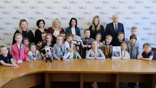 Przedsiębiorcze dzieciaki z SP nr 18 z wizytą w Ratuszu