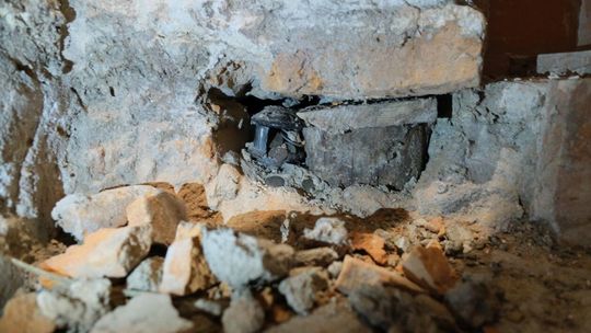 Znalezisko w kamienicy przy ul. Złotej w Lublinie