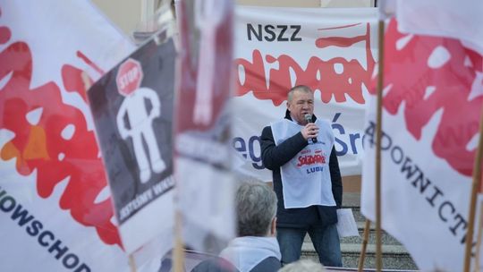 Protest NSZZ Solidarność