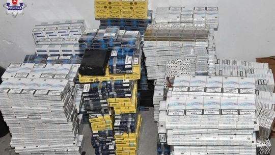 Lublin: Garaż na Czechowie jak magazyn z papierosami