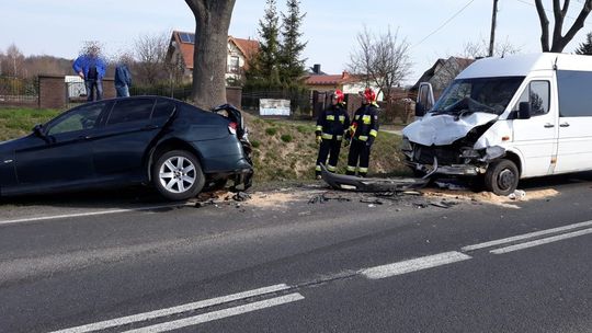Wypadek w miejscowości Spławy Pierwsze