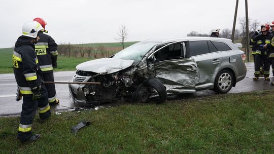 Wypadek w Wilkołazie 16.04.2019 Wypadek w Wilkołazie 16.04.2019