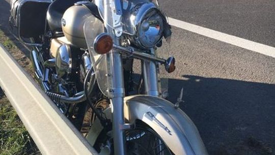 Motocyklista przewrócił się na obwodnicy Lublina