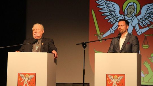 Lech Wałęsa w Białej Podlaskiej Lech Wałęsa w Białej Podlaskiej