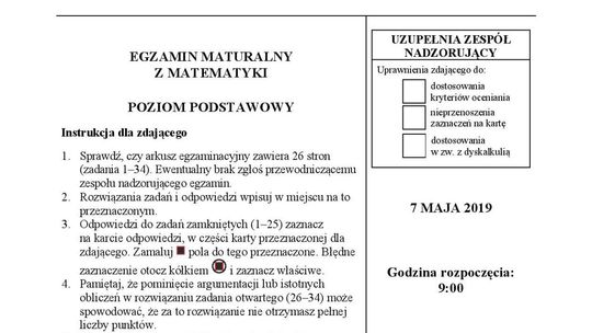 Matura 2019 matematyka arkusze CKE Matura 2019 matematyka arkusze CKE