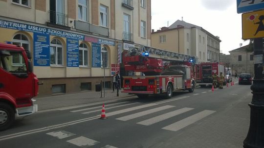Pożar szkoły przy ul. Radziwiłłowskiej