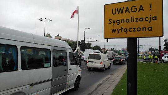 Utrudnienia drogowe na rondzie Dmowskiego w Lublinie