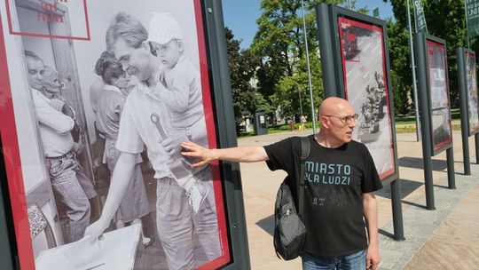 30 rocznica wyborów czerwcowych w Lublinie. Wystawa na placu Litewskim