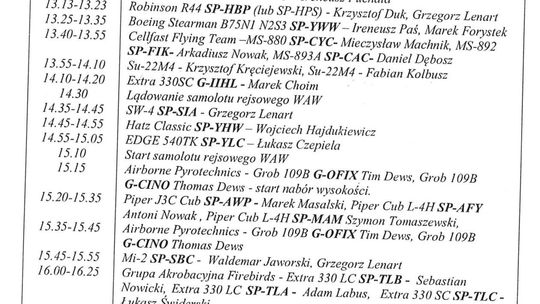 Program na niedzialę