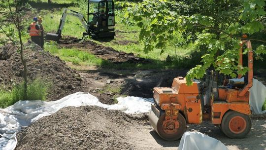 Remont w Parku Ludowym