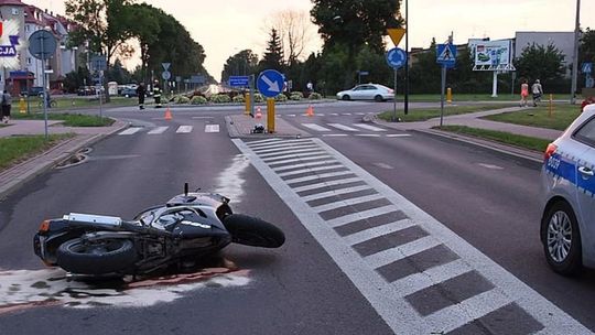 Radzyń Podlaski: Motocyklista uderzył w znak drogowy