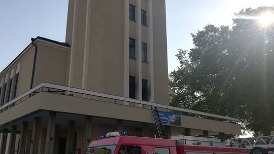 Pożar w kościele w Zamościu