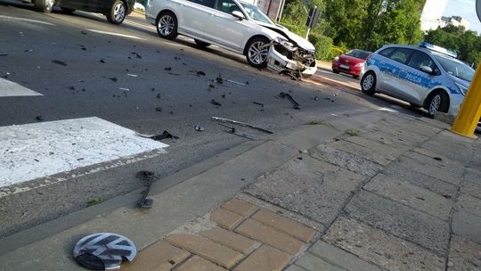 Wypadek na skrzyżowaniu ul. Lubomelskiej i Czechowskiej w Lublinie