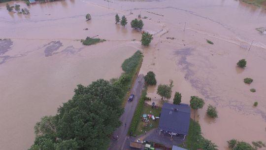 Wierzchowiska Pierwsze i Drugie po ogromnej ulewie
