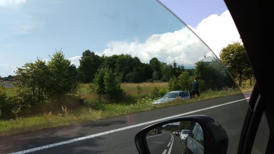 Katy: Zderzenie trzech aut Katy: Zderzenie trzech aut