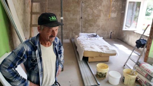 Odbudowa zniszczeń po powodzi w Wierzchowiskach Drugich