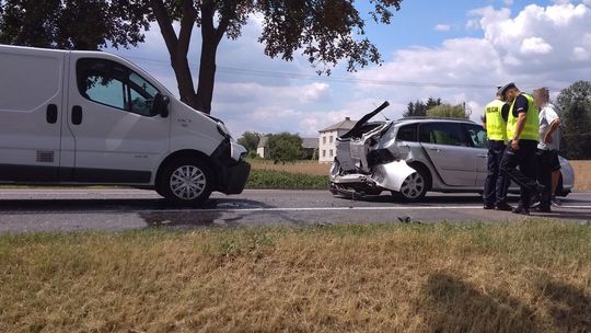 Wypadek w miejscowości Zakręcie Wypadek w miejscowości Zakręcie