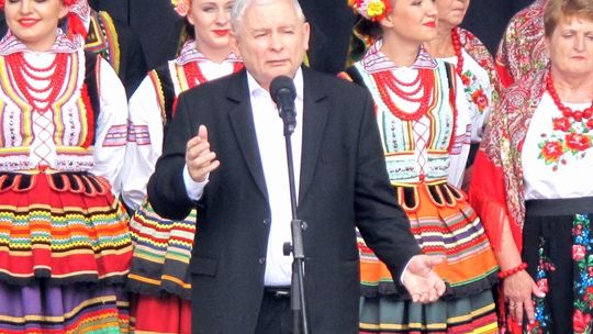Jarosław Kaczyński na pikniku rodzinnym PiS w Chełmie