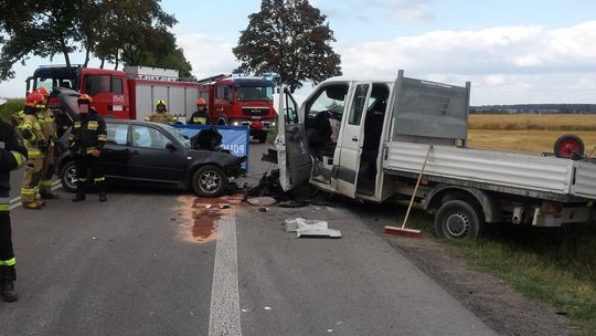 Wypadek w Strzeszkowicach Dużych
